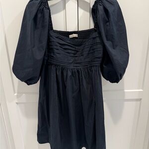 Abercrombie & Fitch Black Puff Sleeve Dress